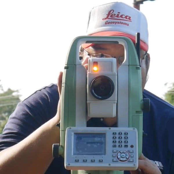 Công dụng máy toàn đạc điện tử trong trắc địa công trình 23 Máy toàn đạc điện tử Leica Flexline TS07 công dụng máy toàn đạc