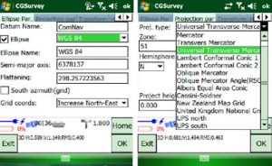 Hướng Dẫn Đo RTK Bằng Phần Mềm CGSURVEY 2 Đặt thông số hệ tọa độ địa phương