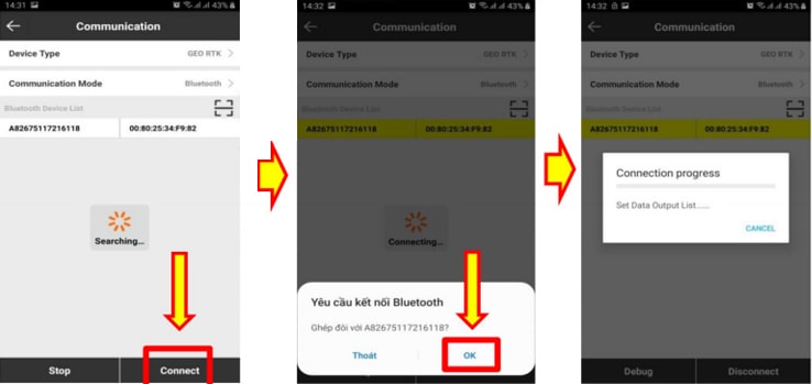 Kết nối bluetooth