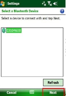 Mã Bluetooth của đầu thu