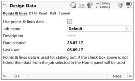 Hướng Dẫn Sử Dụng Nhanh Máy Toàn Đạc Điện Tử Leica FlexLine TS10 30 Màn hình design data