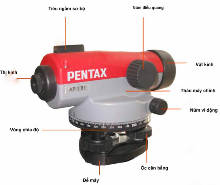 Máy thủy bình Pentax AP-281 75 Máy thủy bình Pentax AP281 chính hãng