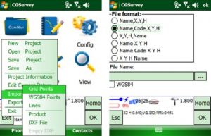 Hướng Dẫn Đo RTK Bằng Phần Mềm CGSURVEY 39 Nhập số liệu từ máy tính vào sổ tay