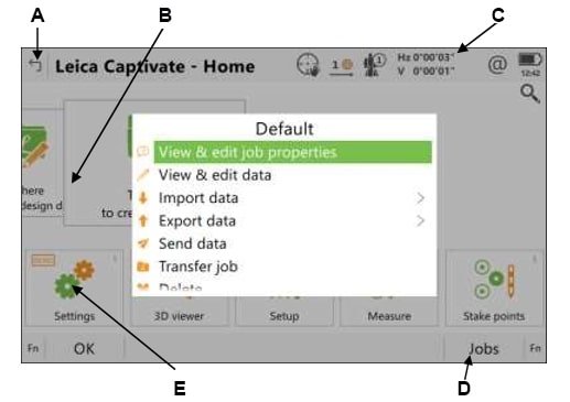 Hướng Dẫn Sử Dụng Nhanh Máy Toàn Đạc Điện Tử Leica FlexLine TS10 26 Tạo Job từ máy Leica FlexLine TS10