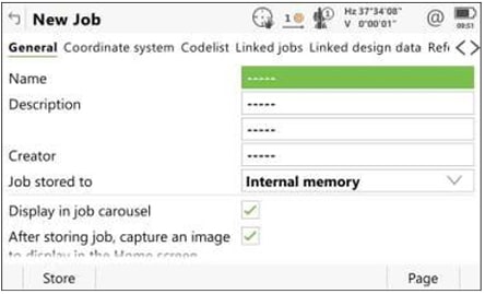 Hướng Dẫn Sử Dụng Nhanh Máy Toàn Đạc Điện Tử Leica FlexLine TS10 28 Tạo new job