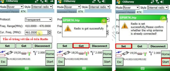 Thiết lập thông số Radio cho Rover