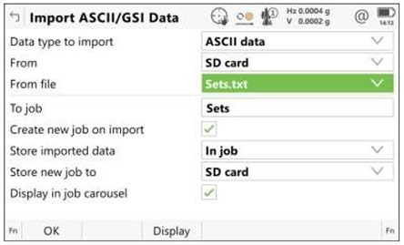 Hướng Dẫn Sử Dụng Nhanh Máy Toàn Đạc Điện Tử Leica FlexLine TS10 46 Xuất nhập dữ liệu