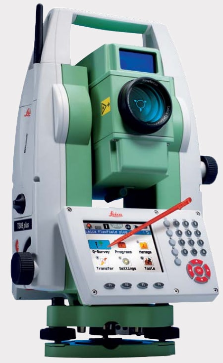Cấu tạo máy toàn đạc Leica FlexLine TS09