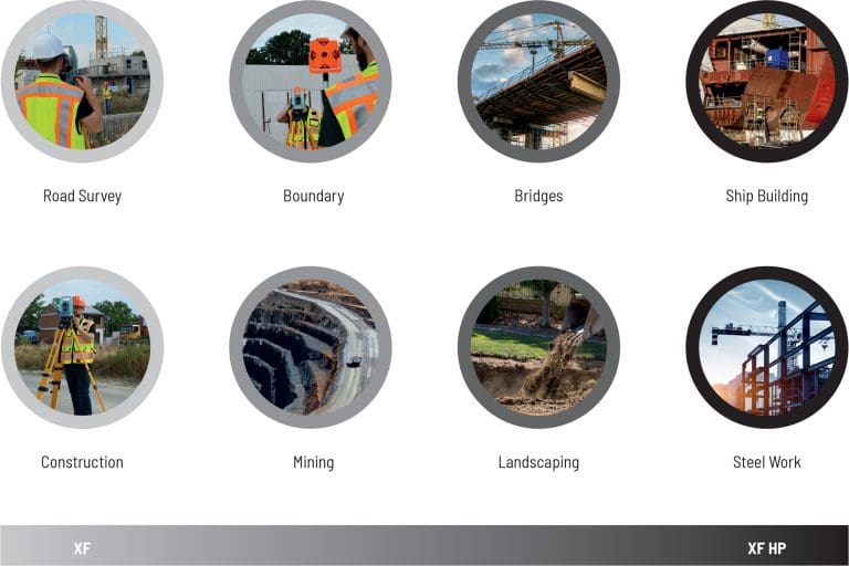 Máy toàn đạc điện tử Nikon DTM 450 86 Máy toàn đạc điện tử Nikon XF chính hãng ứng dụng