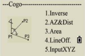 Ứng dụng COGO Máy Toàn Đạc Điện Tử Nikon Spectra Focus 2