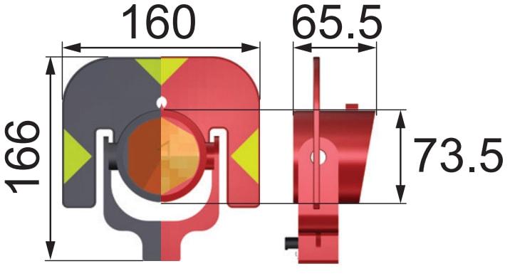 Kích thước gương Leica GPR111