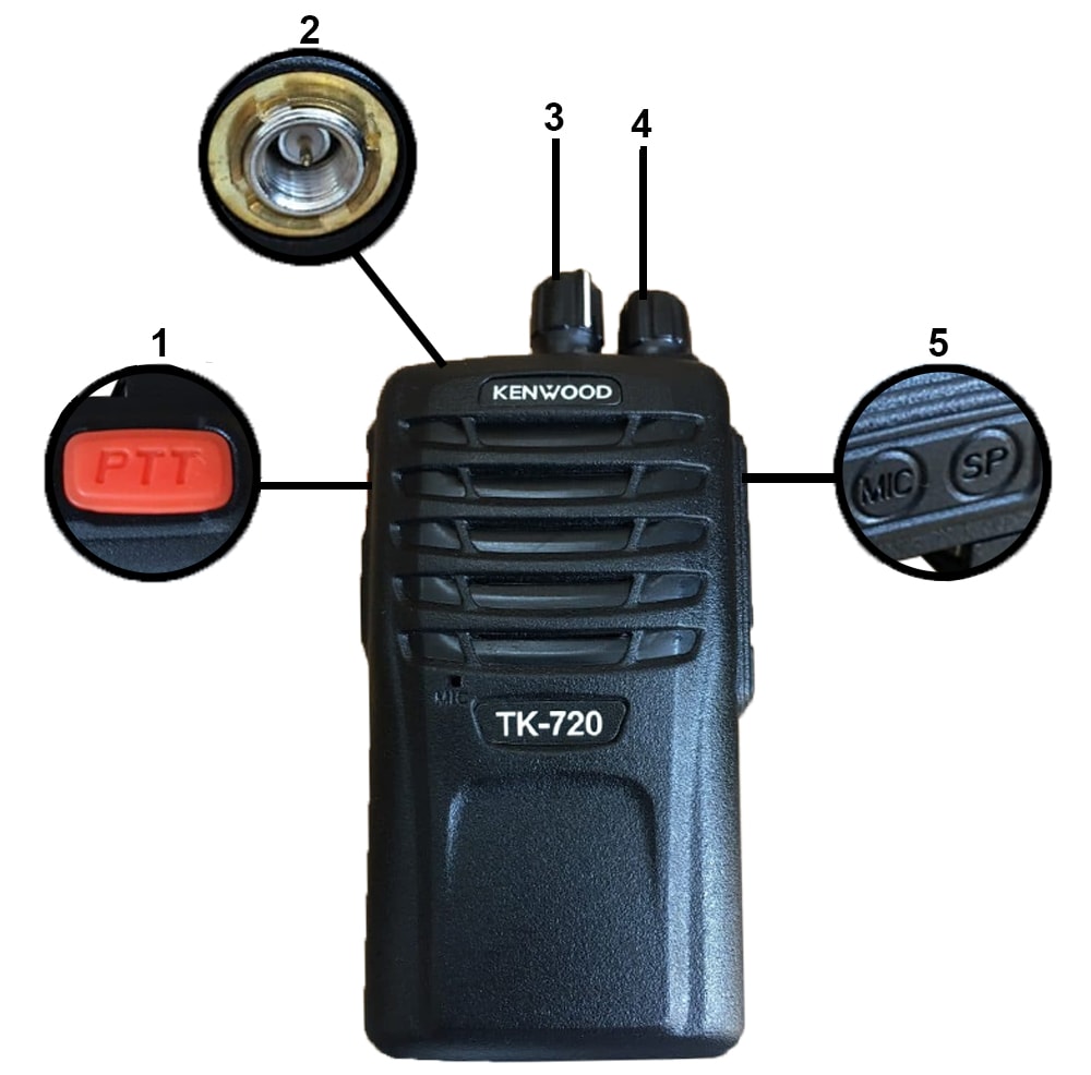 cách dùng bộ đàm Kenwood Tk-720