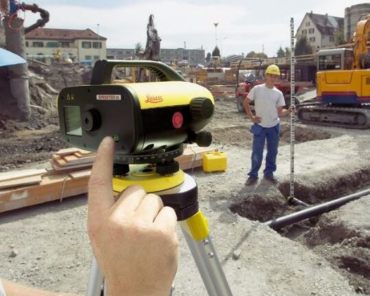 Mua bán cho thuê máy thủy bình cũ giá rẻ toàn quốc 1 máy thủy bình điện tử kỹ thuật số Leica Sprinter 50