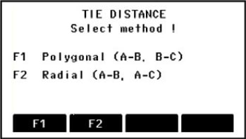 Tie distance
