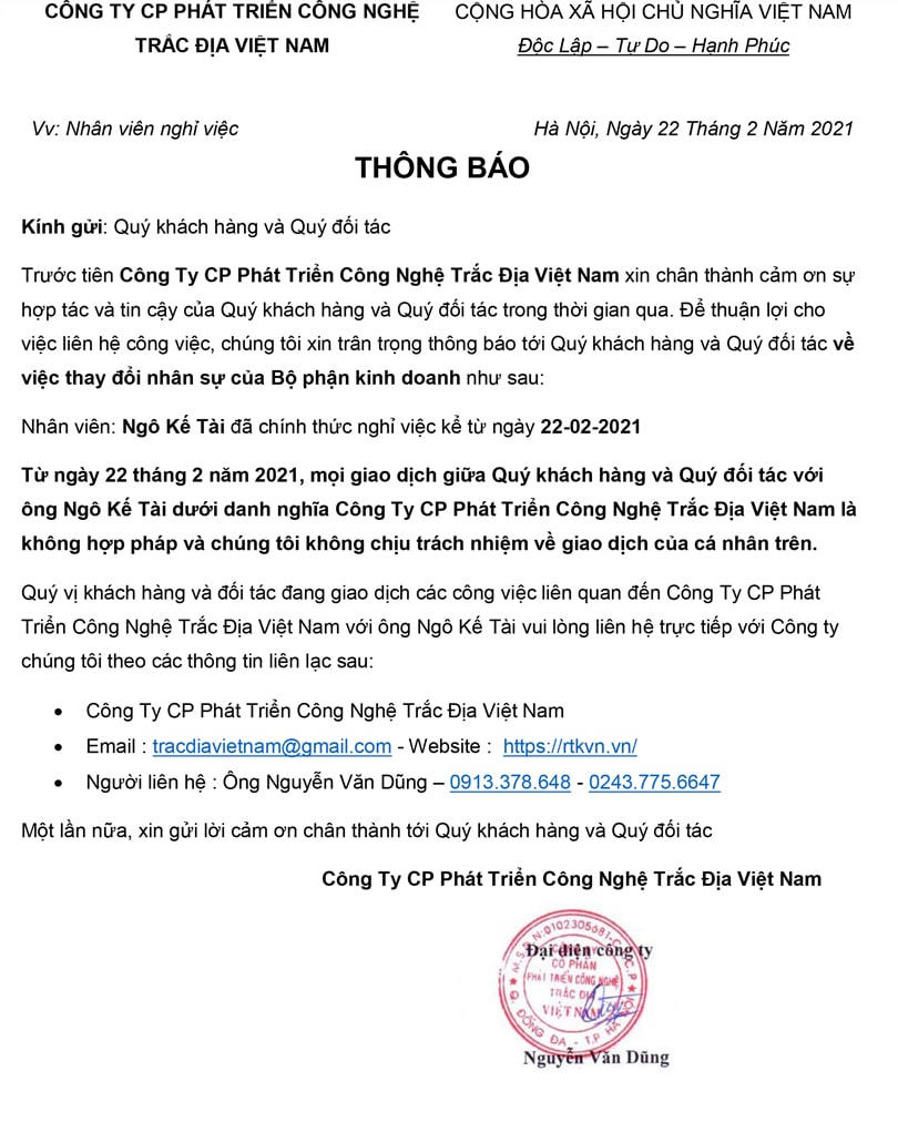 Thong Bao Thay Doi Nhan Su 1 min