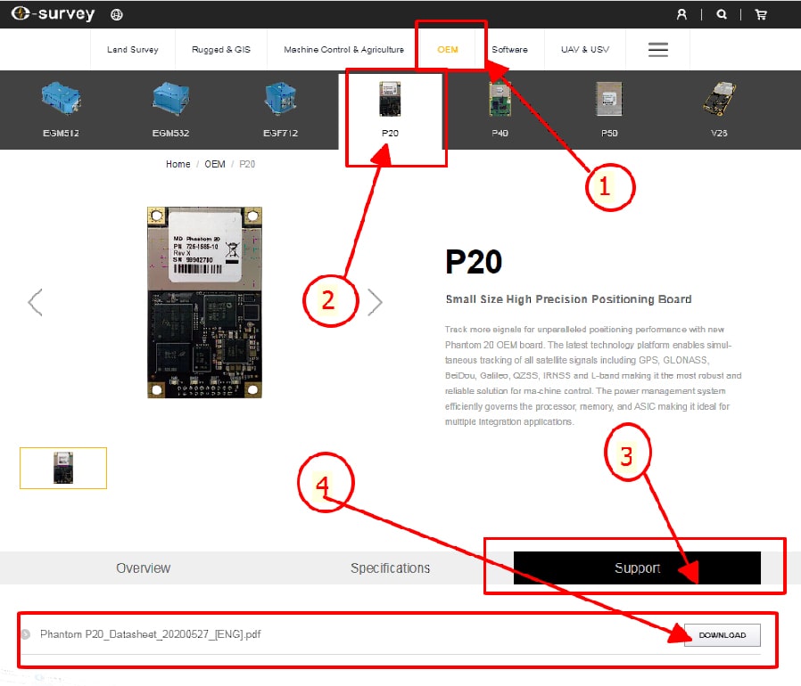Kiểm tra số kênh máy GPS 2 tần số E-Survey