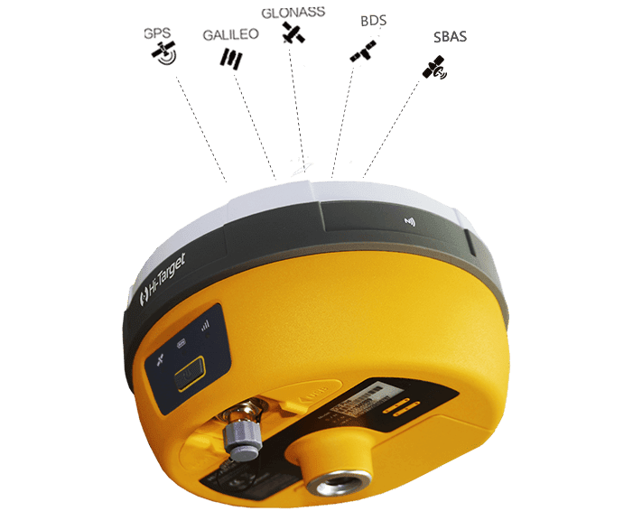 Máy GPS RTK Hi-Target V30 Plus kết nối đa chòm sao vệ tinh