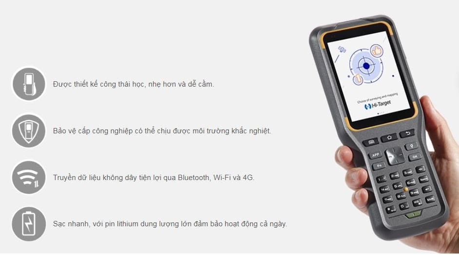 sổ tay điện tử Máy GPS RTK Hi-target V30 Plus 