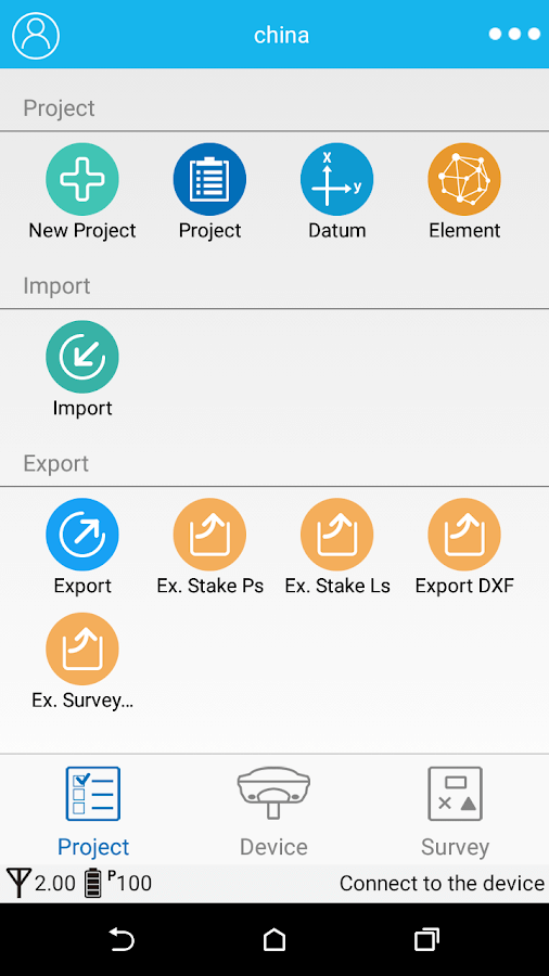 Survey Master cho máy đo RTK Comnav T300