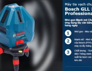 Máy cân mực laser Bosch GLL 5-50X 12 máy cân bằng laser Bosch GLL 5-50X