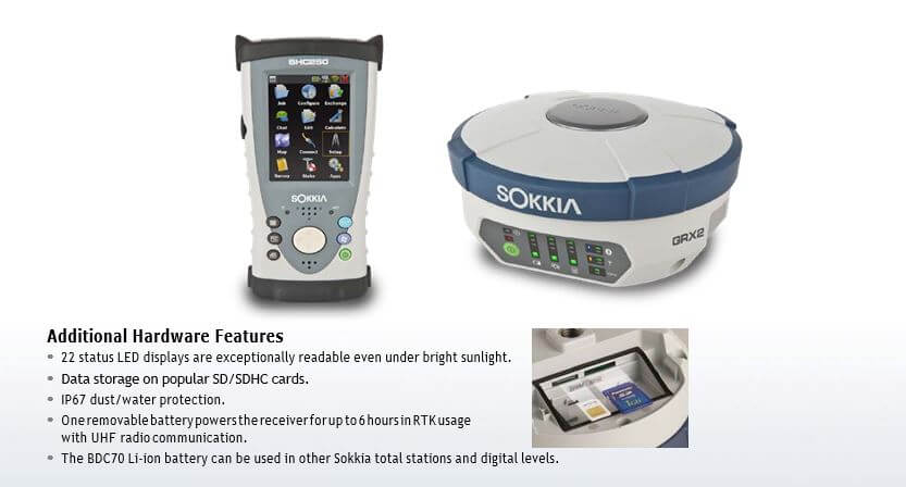 máy GPS 2 tần số RTK Sokkia GRX2