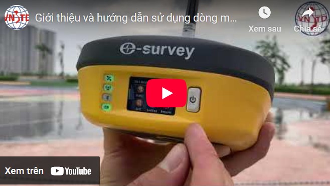 xem video may gps rtk esurvey e800