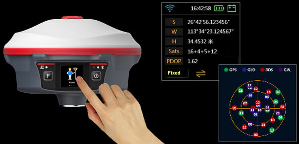màn hình cảm ứng GNSS RTK Kolida K30 6