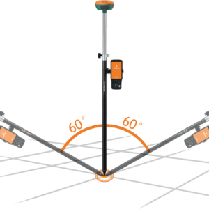 GNSS RTK Meridian M6 Độ chính xác bù nghiêng 60 độ: ≤ 2.5cm Bù nghiêng lên đến 90 độ