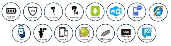 máy GPS RTK Texcel C8 tinh nang