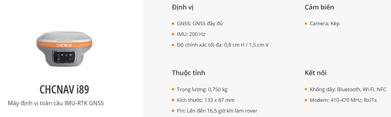 Máy GPS RTK CHCNAV i89