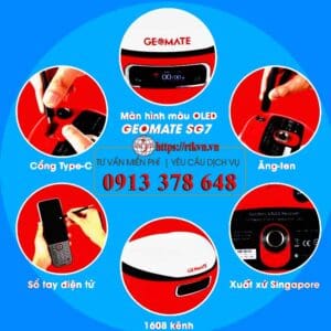 Máy GPS RTK GeoMate SG7U 8 Máy GPS RTK GeoMate SG7U chính hãng