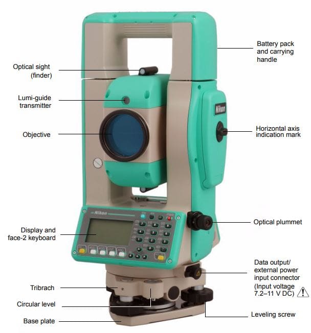 Máy Toàn Đạc Điện Tử Nikon DTM 652 102 may toan dac Nikon DTM 652 huong dan 2