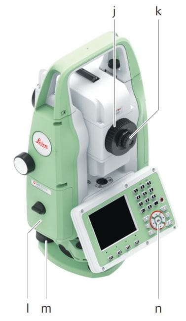 cấu tạo Máy Toàn Đạc Điện Tử Leica Flexline TS07