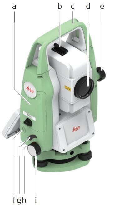 cấu tạo Máy Toàn Đạc Điện Tử Leica Flexline TS07