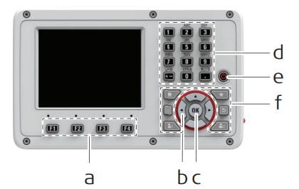 Máy Toàn Đạc Điện Tử Leica Flexline TS07 màn hình bàn phím