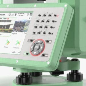 MÁY TOÀN ĐẠC ĐIỆN TỬ LEICA TS 10 1” R1000 màn hình bàn phím