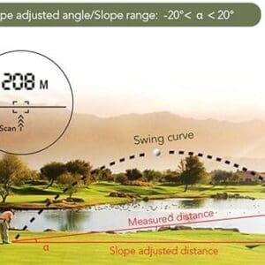 Máy đo Khoảng cách Golf Laser HR600 (600m) 13 Máy đo Khoảng cách Golf Laser HR600 (600m)
