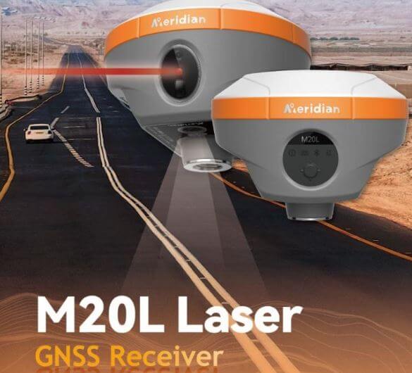 May GPS RTK Meridian M20L Laser chinh hang