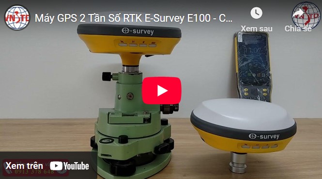 xem video may gps rtk essurvey e100