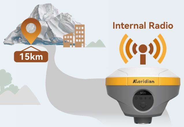 GPS RTK Meridian M20 radio trong