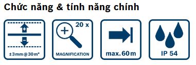 Máy thủy bình Bosch GOL 20 D