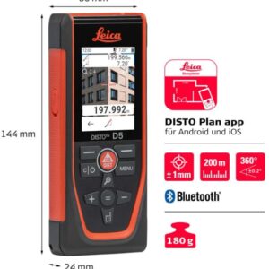 Máy đo khoảng cách Leica Disto D5 50 Máy đo khoảng cách Leica Disto D5