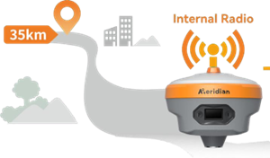 may gps rtk meridian m25 radio 35km