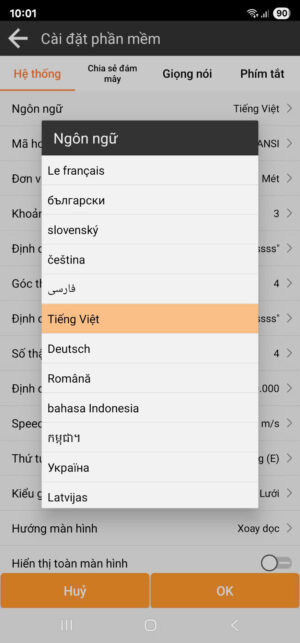 ngôn ngữ tiếng Việt cho phần mềm Meridian 