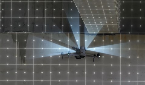 may bay khong nguoi lai UAV Matrice 4E cam bien da huong