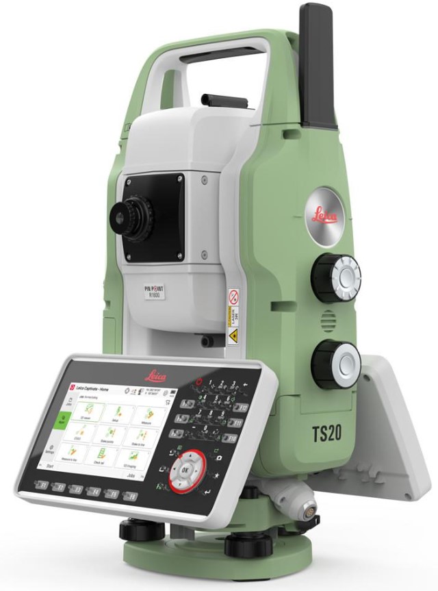 Máy toàn đạc điện tử Leica TS20 2 Máy toàn đạc điện tử Leica TS20 tự động