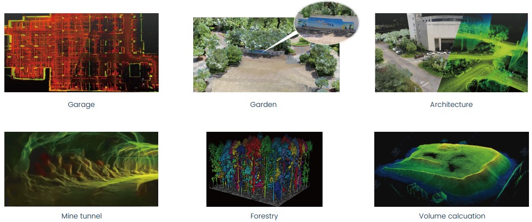 ứng dụng máy quét LiDAR cầm tay eSurvey eScan M1