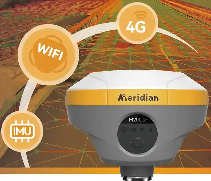 sử dụng máy GNSS RTK máy GPS RTK Meridian M20Lite
