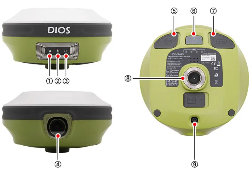 bộ thu GNSS RTK RinoNav DIOS