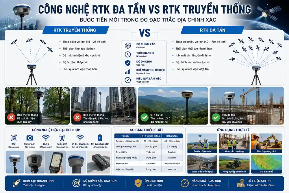 Công nghệ RTK đa tần số